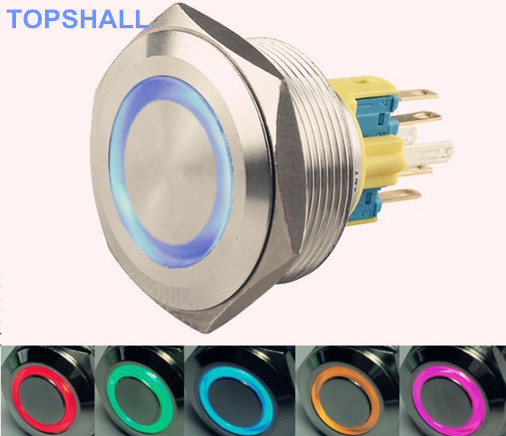 40mm帶燈金屬按鈕開關(guān)