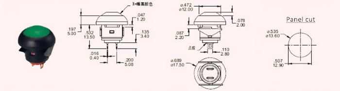 防水按鍵開關(guān)