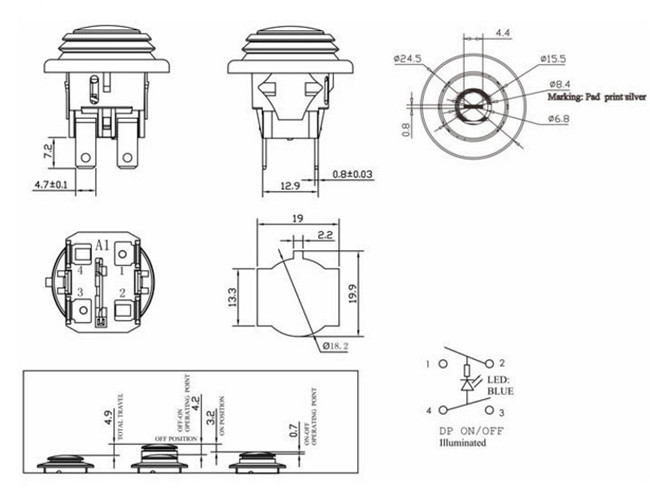 防水按鍵開(kāi)關(guān)