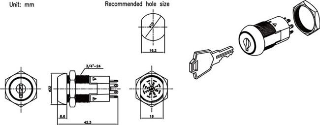 開(kāi)關(guān)鎖