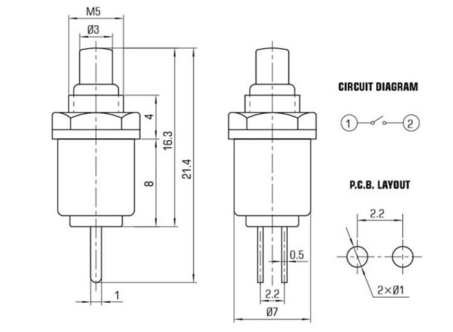 復(fù)位按鍵開關(guān)