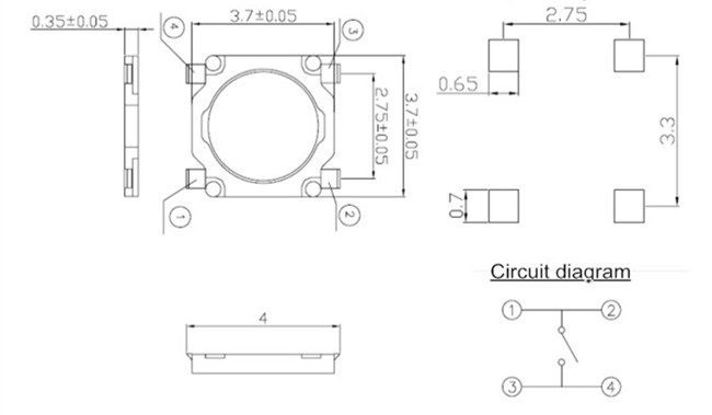 SMD輕觸開(kāi)關(guān)