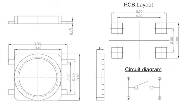 貼片式輕觸開關(guān)