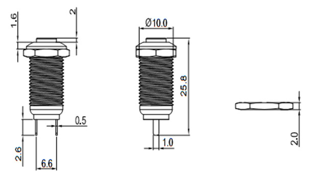 10mm金屬按鈕開(kāi)關(guān)