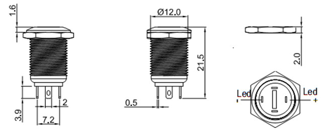 金屬按鍵開關(guān)