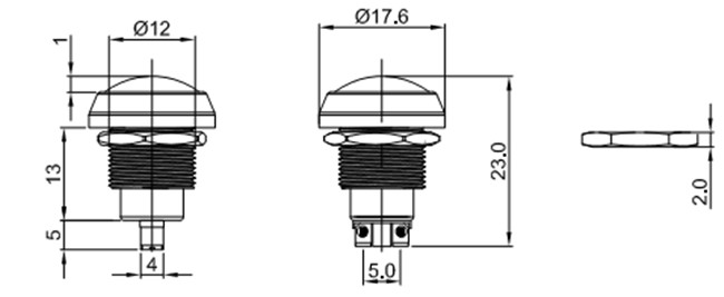 防水金屬開關(guān)按鈕