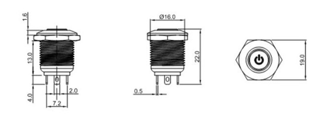 復(fù)位按鈕開(kāi)關(guān)