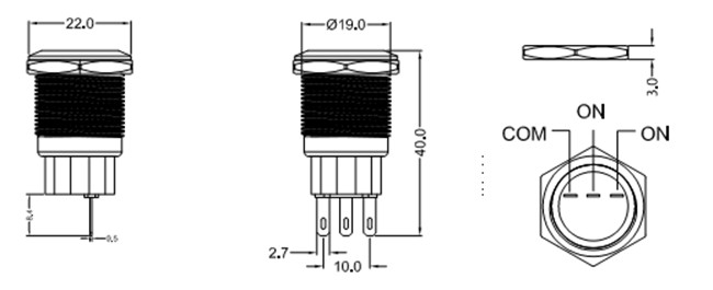 自鎖金屬按鈕開關(guān)