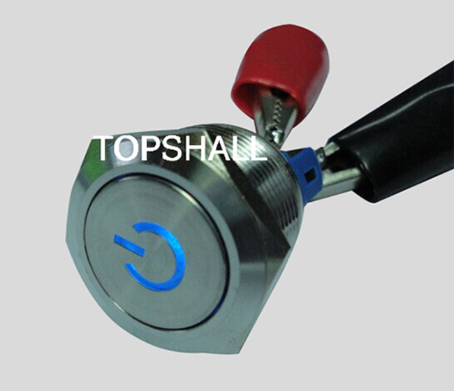 22mm帶燈金屬按鈕